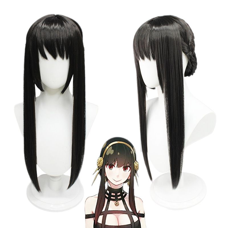 Spy×Family Yor Forger Cosplay Wig Black Long Wig