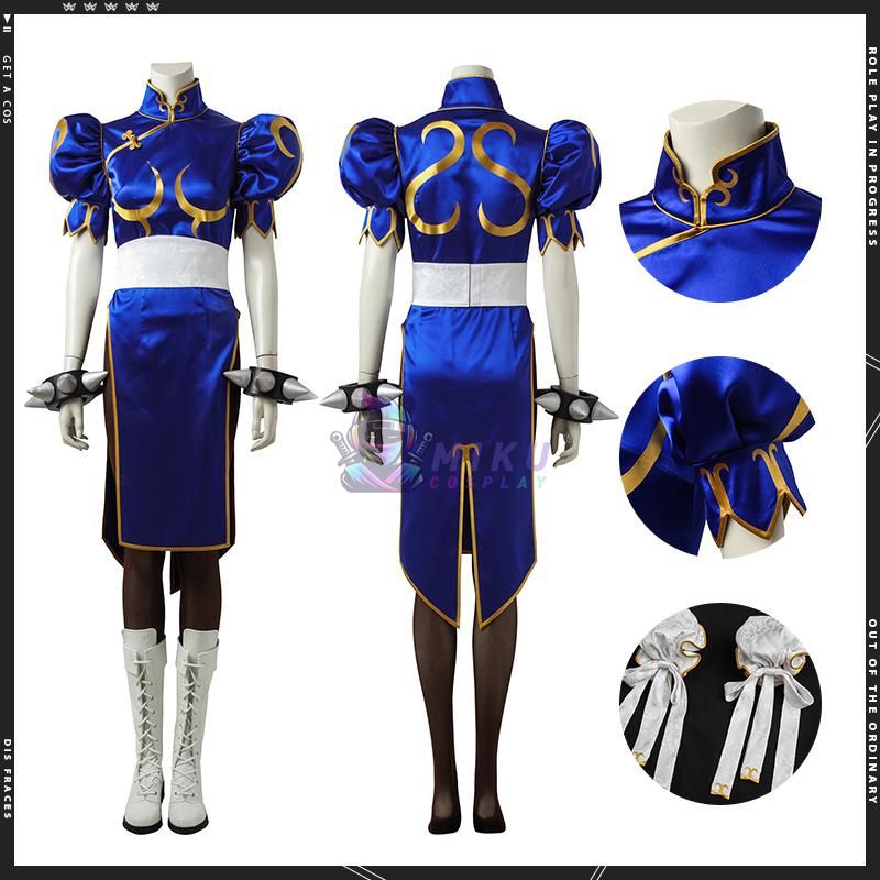 Game Cosplay Costumes Street Fighter 5 Chun Li Suit