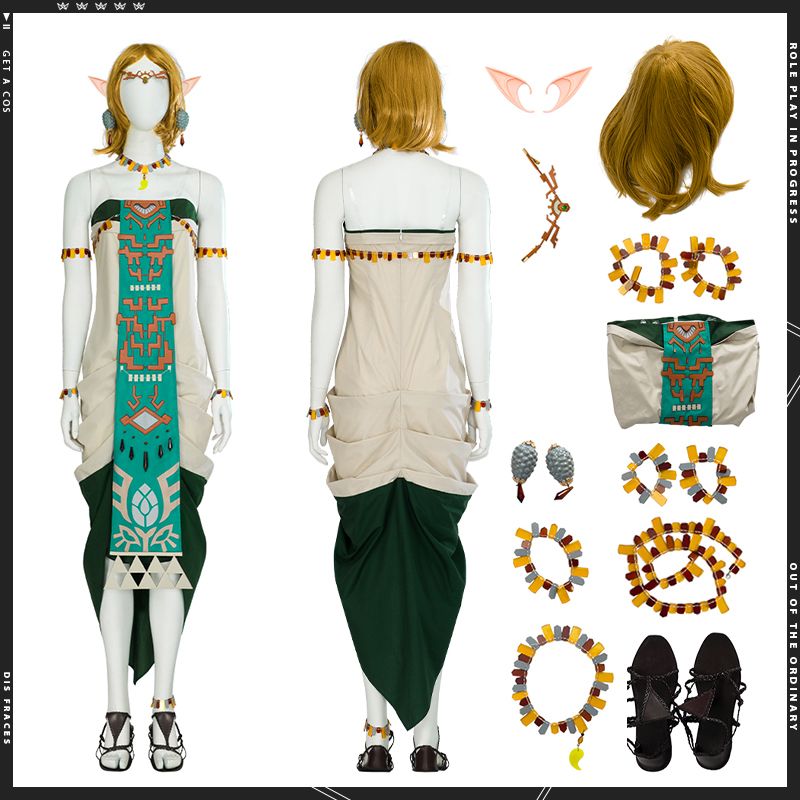The Legend of Zelda 2 Princess Zelda Cosplay Costume