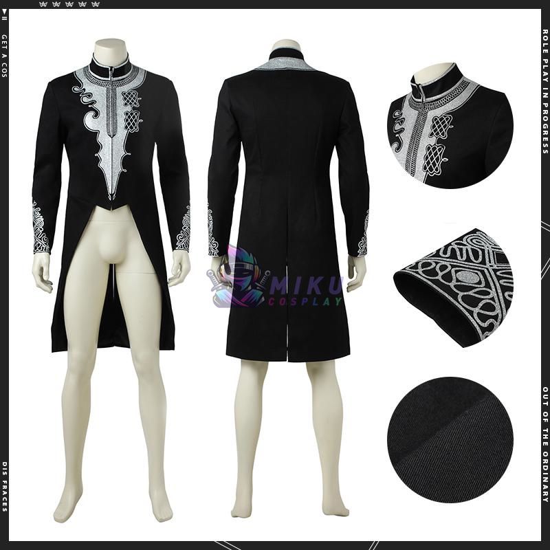 Black Panther Costume Adults T Challa Cosplay Black Coat