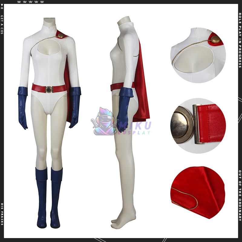 DC Power Girl Kara Zor El Cosplay Costumes