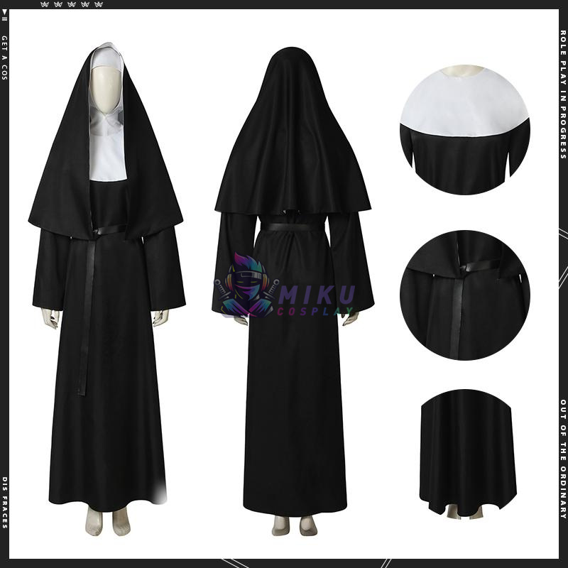 The Nun Valak Demon Nun Cosplay Costumes