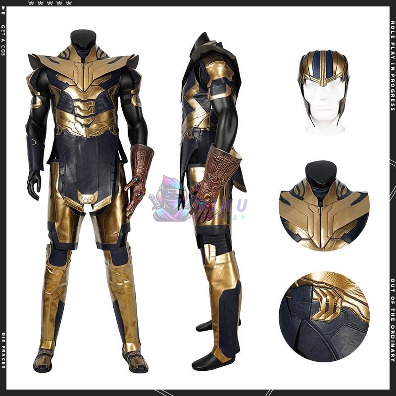 Avengers Costumes for Adults Endgame Thanos Golden Armor Costume