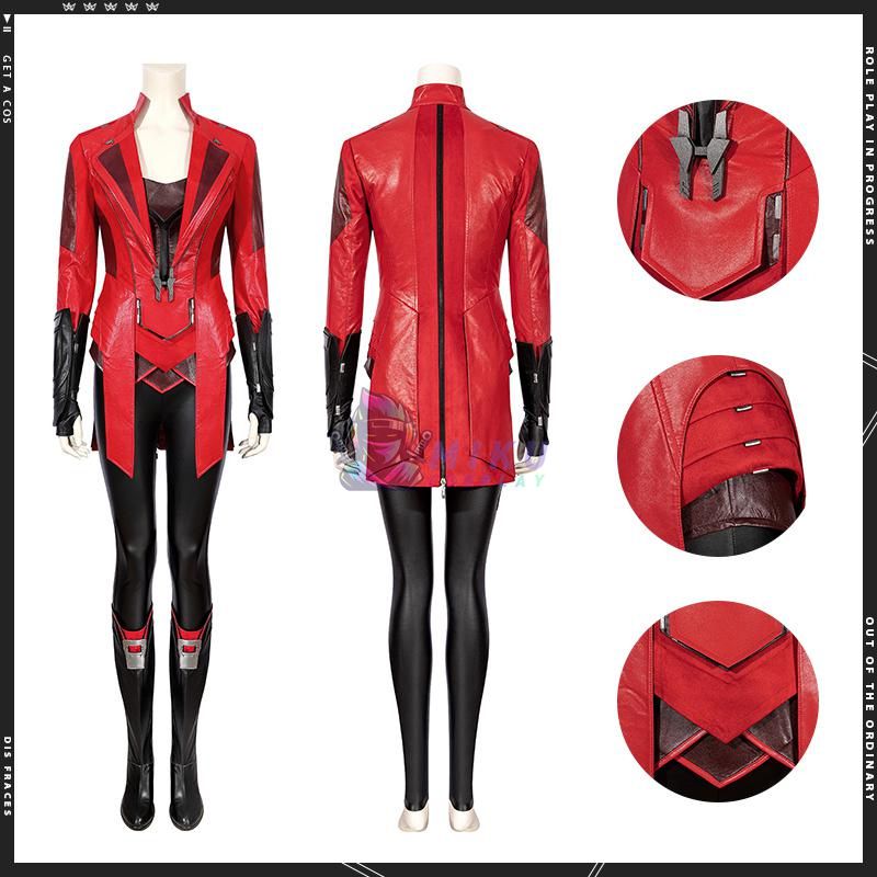 Captain America 3 Scarlet Witch Costume Maximoff Wanda Vision Costume