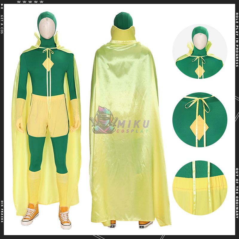 2021 Wanda Vision Costumes Green Edition Green