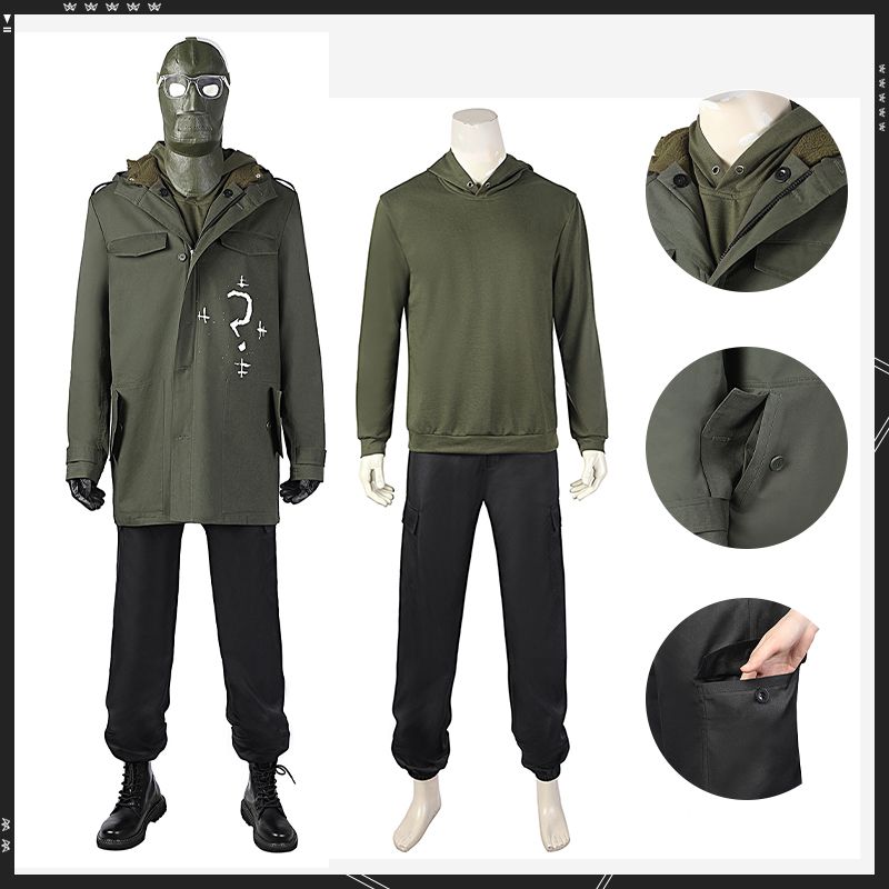 2022 The Batman Riddler Costume With Accessories