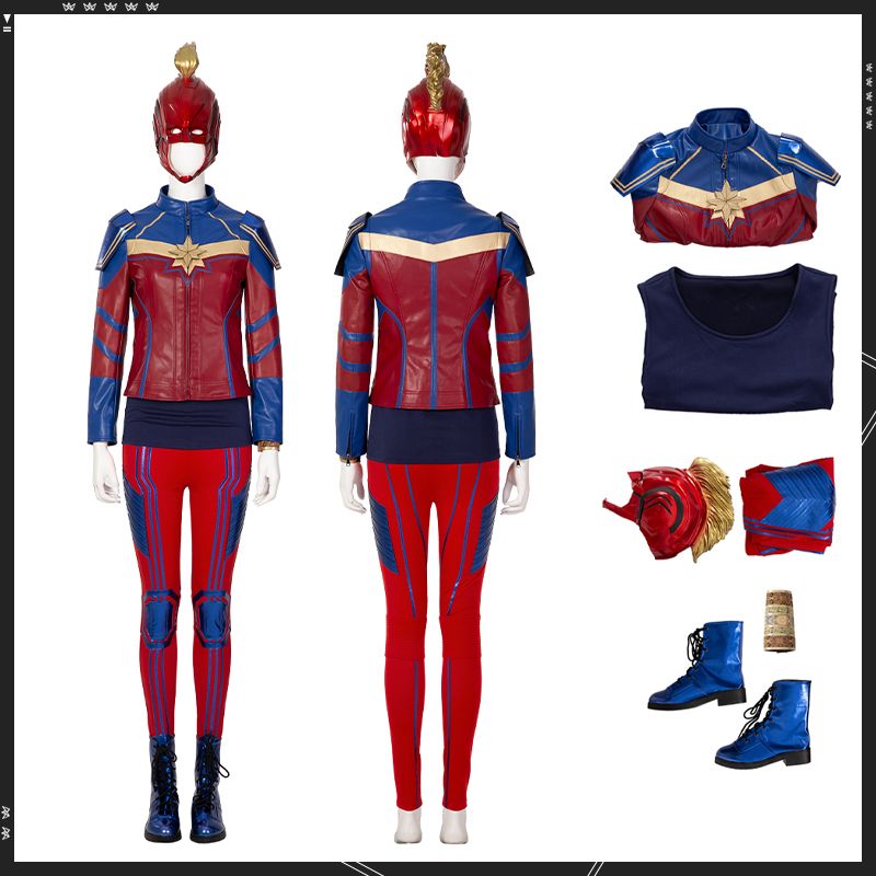 Ms. Marvel Costume Halloween Kamala Khan Cosplay Suit