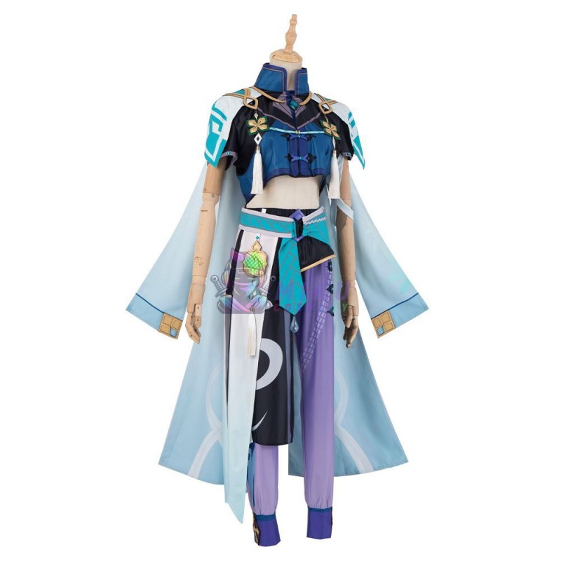 Genshin Impact Baizhu Dress Up Cosplay Costumes | HMCosplay