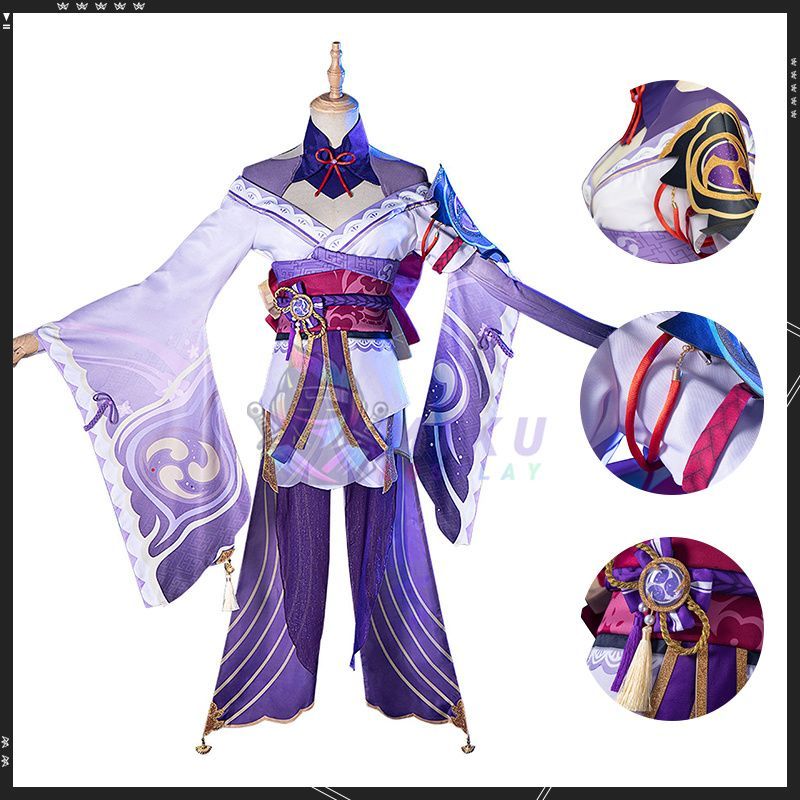 Genshin Impact Beelzebul Raiden Ei Raiden Shogun Cosplay Costume ...