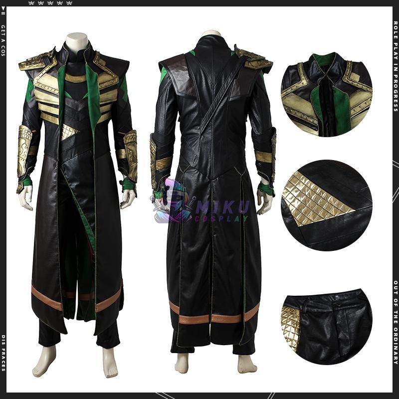 Loki Costume Thor 2 Dark World Cosplay
