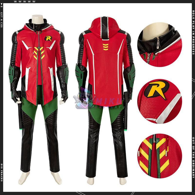 Adult Robin Costume Batman Gotham Knights Cosplay Suit